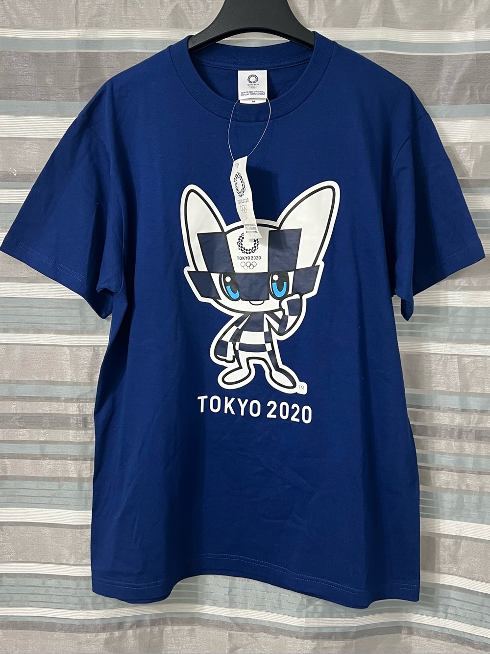 Tokyo 2020 Olympics Mascot Graphic Tee - Navy Blue